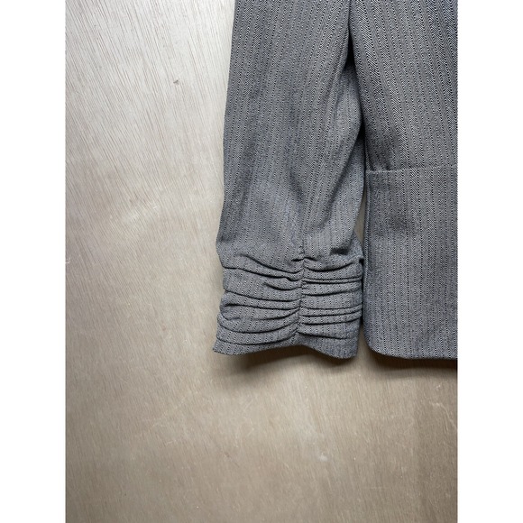 EXPRESS Women's Dress Blazer Women's  Sz 6 Button Suit Top‎ Gray RN#55285 - Picture 7 of 13